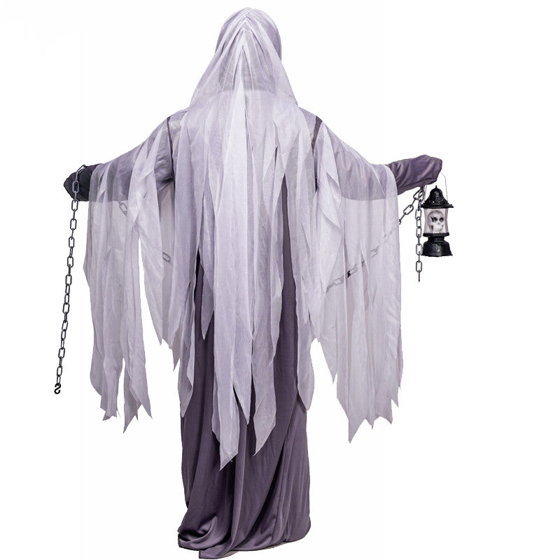 Halloween Cosplay Lantern Ghost Horror Robe Party Costume Image