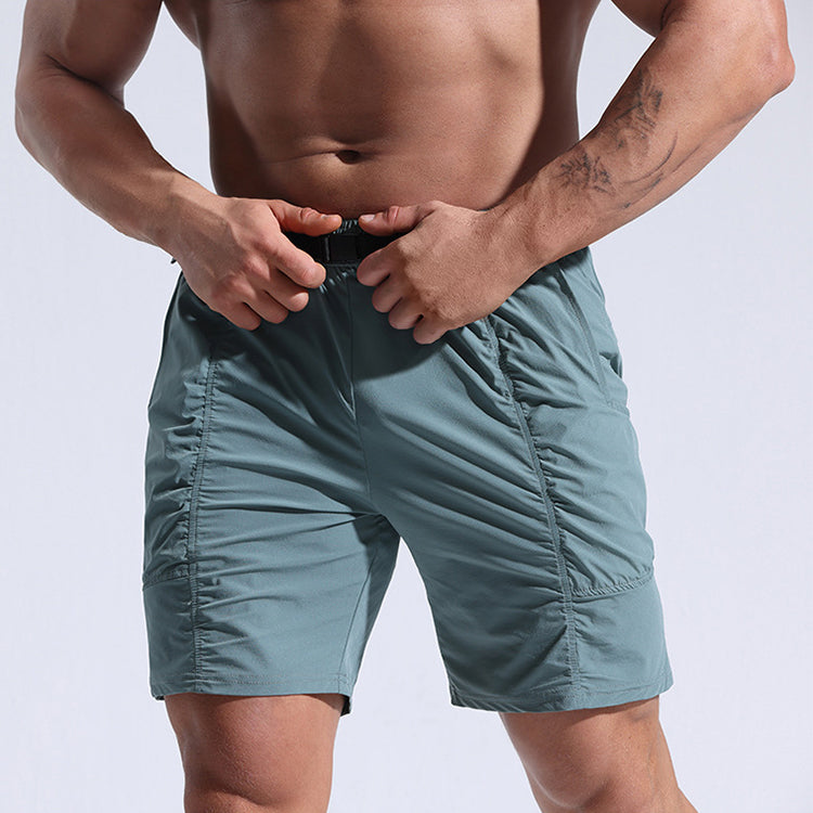 Athletic Shorts For Men With Pockets And Elastic Waistband Cargo Shorts Image