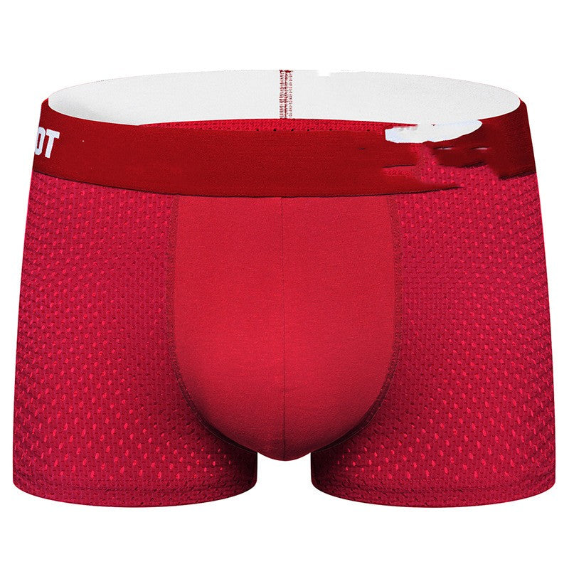 Men's Underwear Solid Color And Breathable Boxers Image