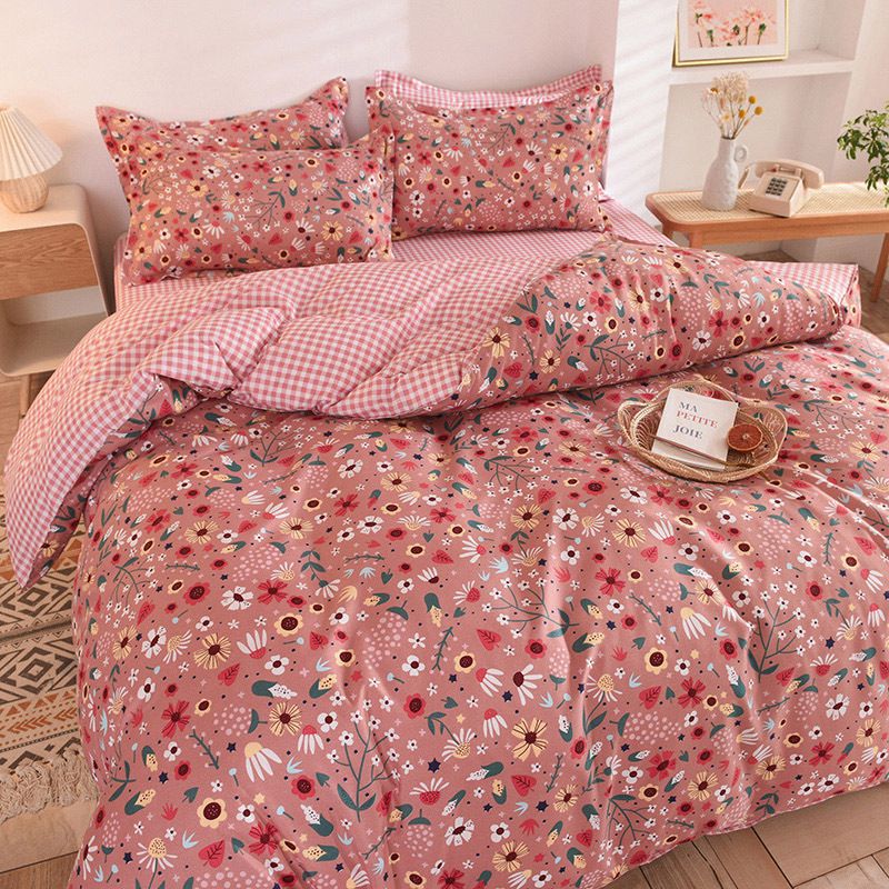 Pillowcase Bed Cover Set Sets Bedding Bedsheet Quilt Duvet Image