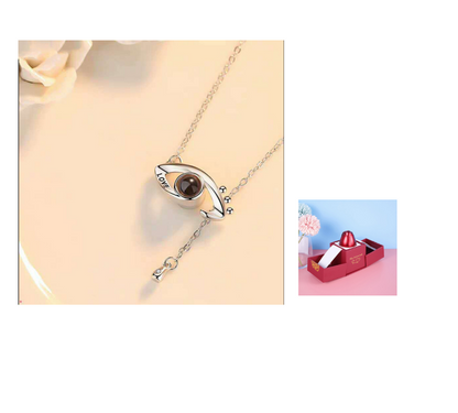 2023 Hot Valentine's Day Gifts Metal Rose Jewelry Gift Box Necklace For Wedding Girlfriend Necklace Gifts