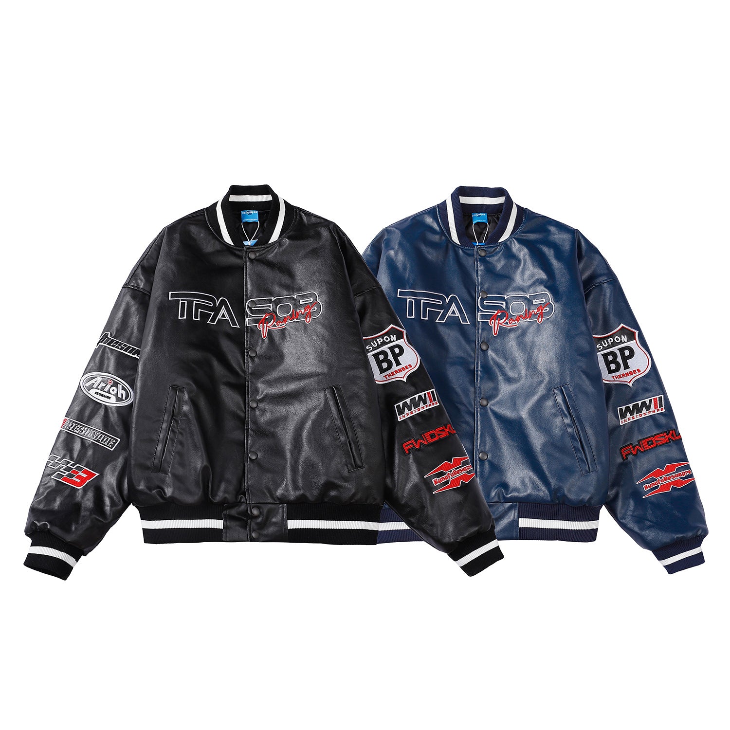 Flight Jacket Men Trendy Loose Locomotive Clothing Image