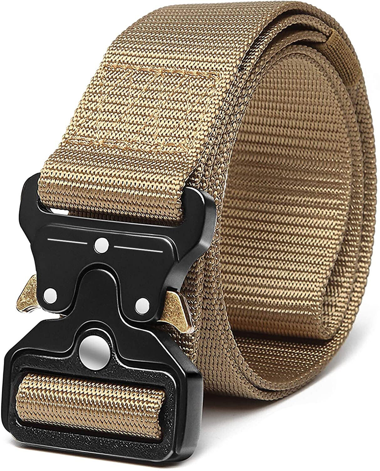 PREMIUM Men Casual Military Belt Tactical Waistband Rescue Rigger Nylon Belt USA Image