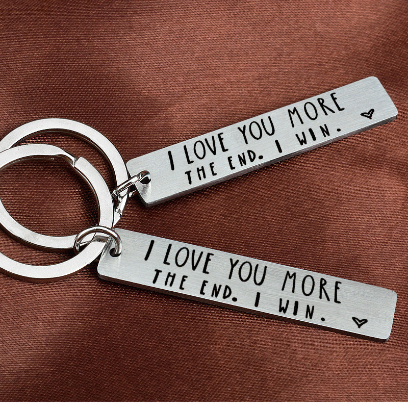 Stainless Steel Keychain Valentine's Day Gift Image