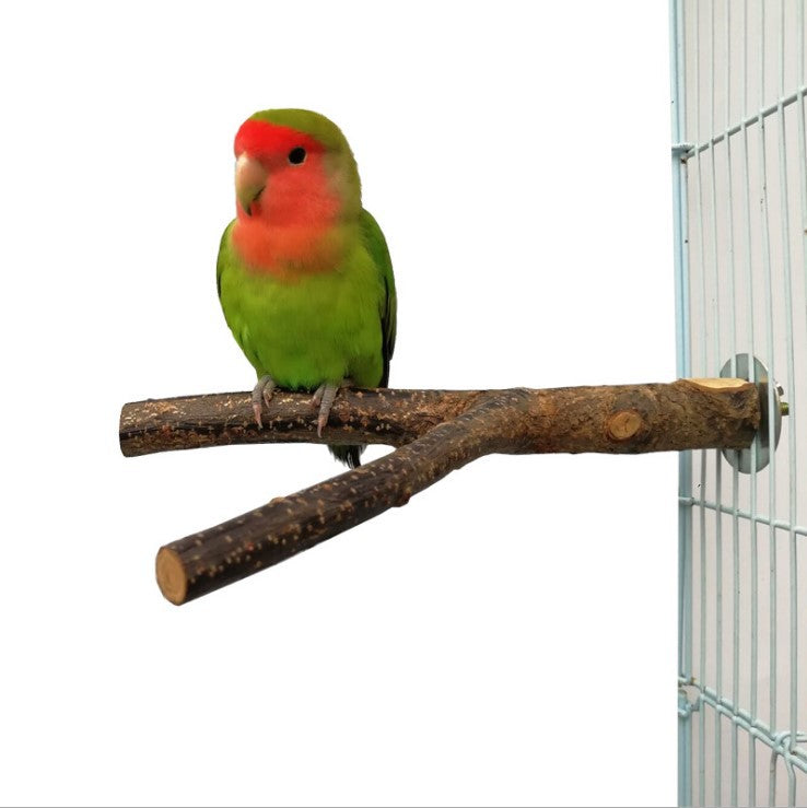 Bird Standing Frame Rattan Ring Chewing Toy Bird Cage Image