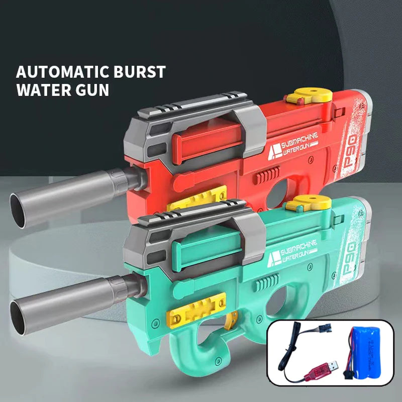 Automatic Electric Water Gun Toys Shark High Pressure Outdoor Summer Beach Toy Kids Adult Water Fight Pool Party Water Toy Image