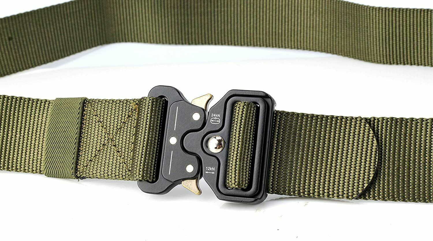Military Tactical Belt Heavy Duty Security Working Utility Nylon Army Waistband Image