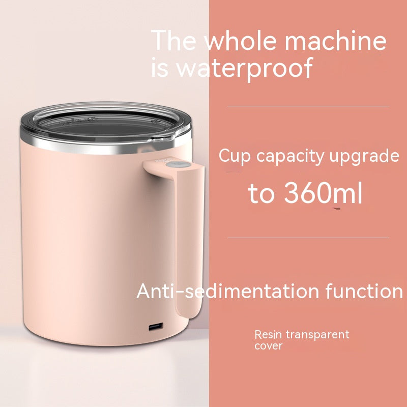 Portable Smart Magnetic Automatic Mixing Coffee Cup Rechargeable Rotating Home Office Travel Stirring Cup Image