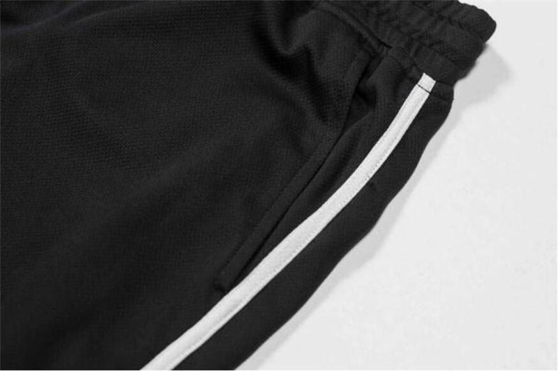 Summer Brand Mesh Quick Dry Fitness Shorts Men Gym Knee Image