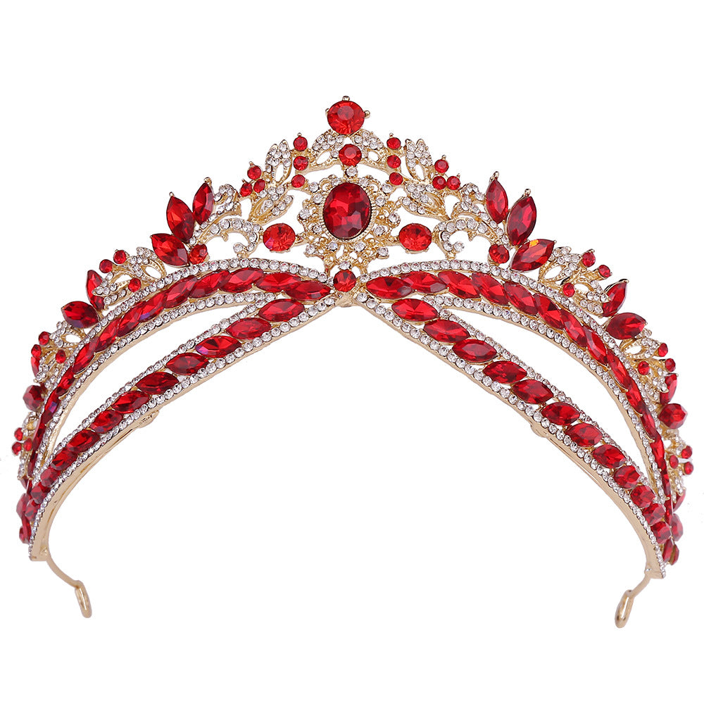 Wedding Crown Headdress Bridal Rhinestone Wedding Style Crown Accessories Image