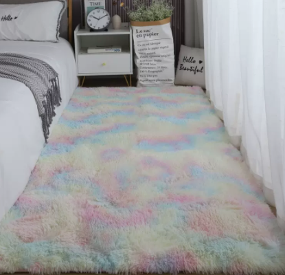 Plush carpet floor mat Image