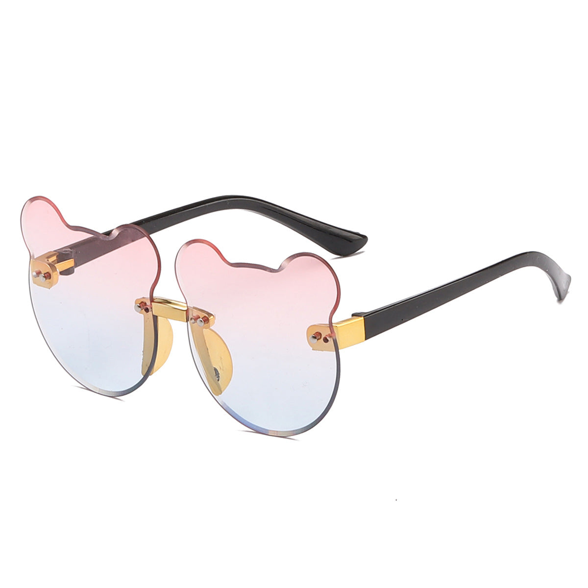 Cat Ear Kids Sunglasses Frameless Shape Image