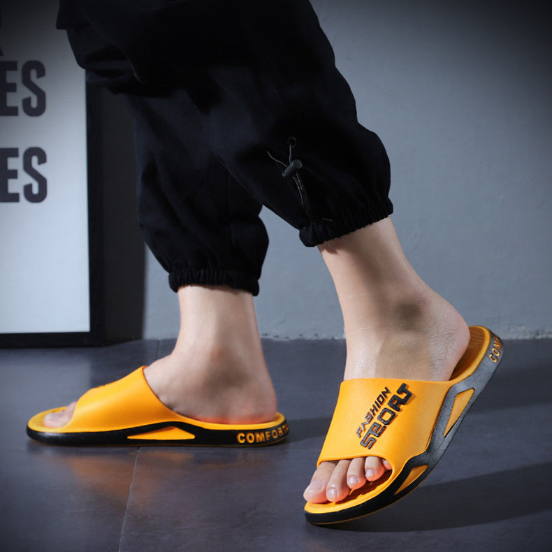 Non-slip Beach Bathroom Slippers Unisex Summer Shoes Image