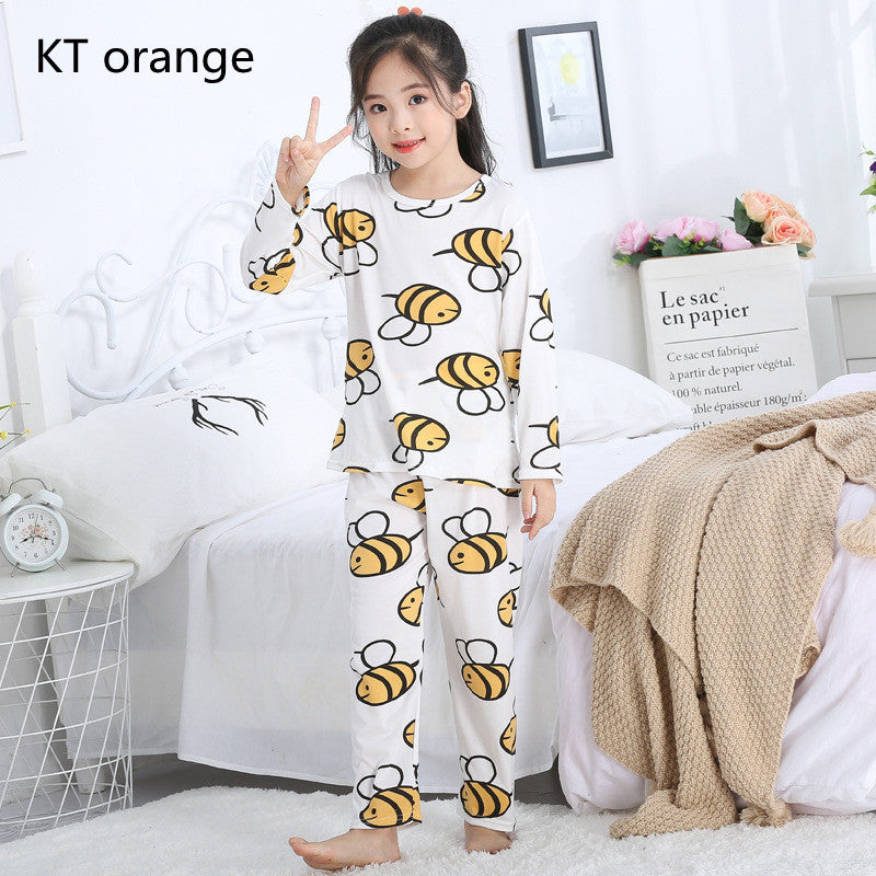 Cartoon Long-sleeved Girls In Autumn Big Children Kids Image