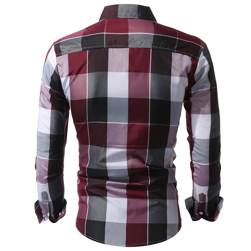 Classic Plaid Dress Shirts Image