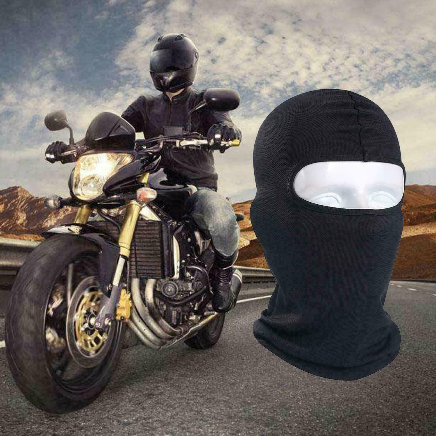 3 Pack Tactical Balaclava Thin Full Face Mask Lightweight Motorcycle Warmer Ski Image