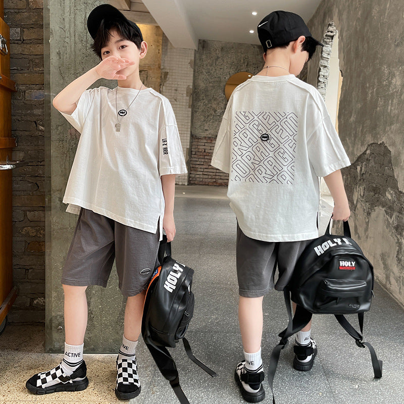 Two-piece Suit For Kids, Handsome And Fashionable, Big Kids Image