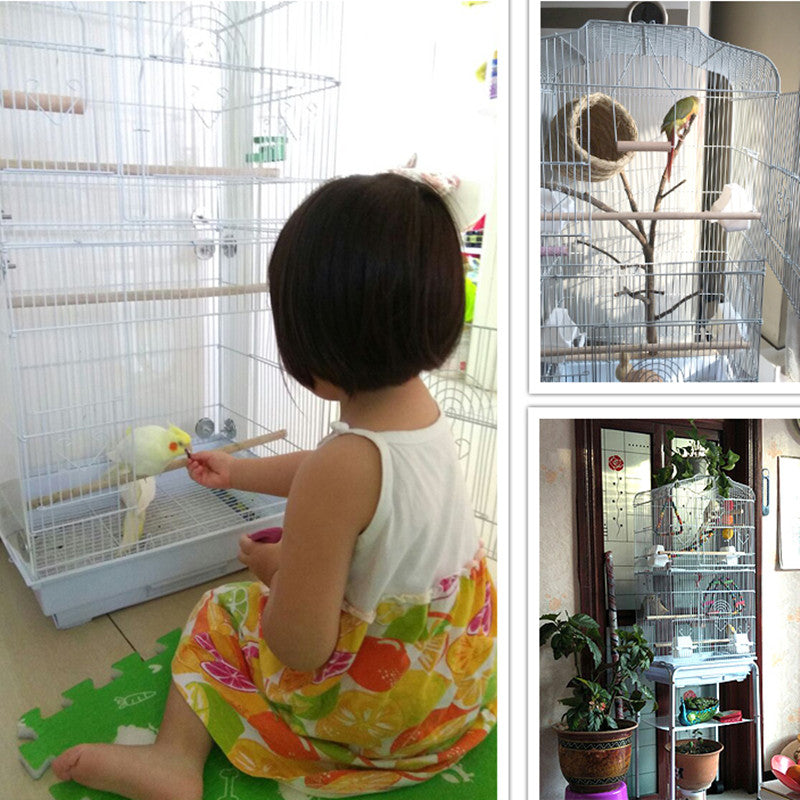 Portable Pet Display Cage Wire Bird Cage Parrot Cage Image