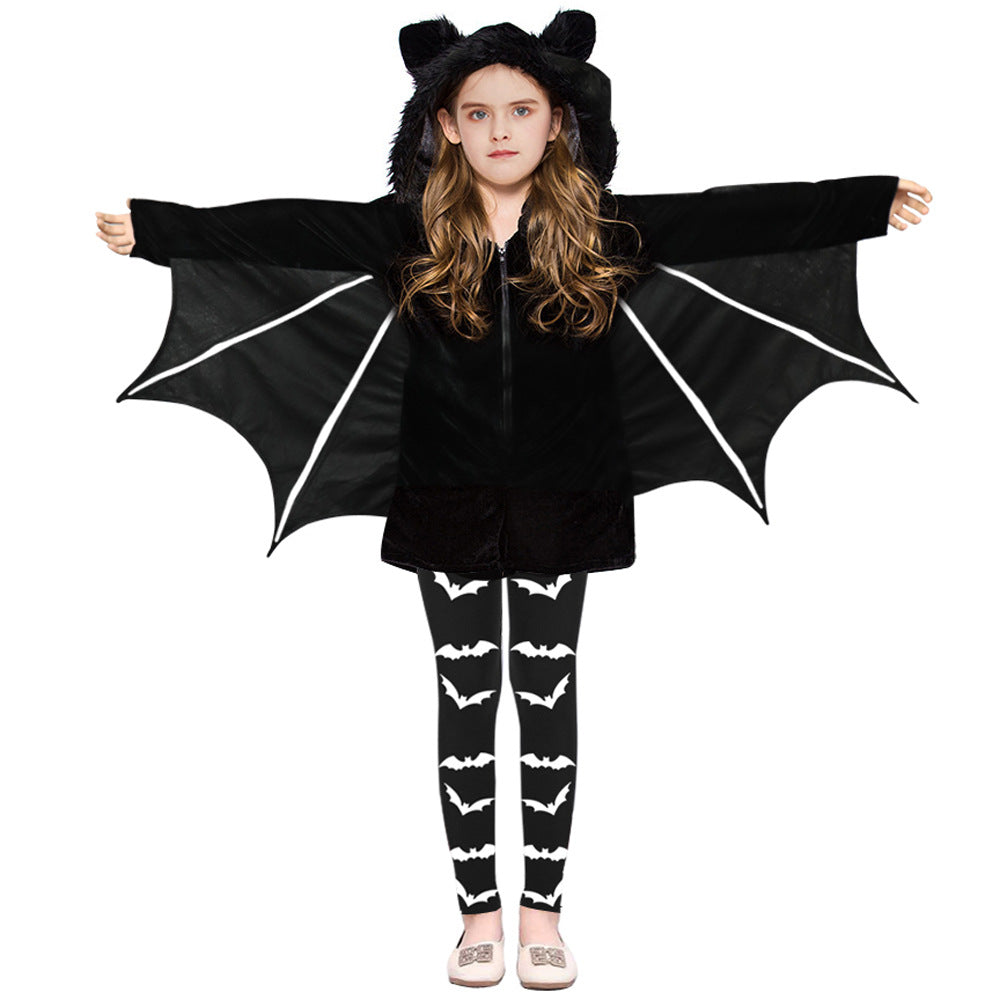 New Halloween Kids Costume Bat Cape Image