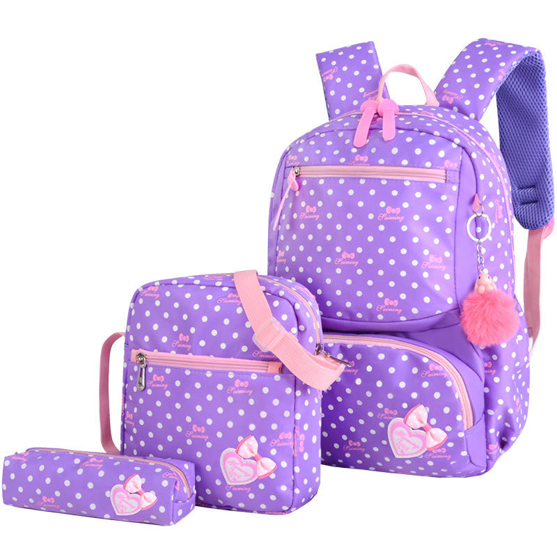 Elementary School Girl Korean Style Cute Princess Backpack Image