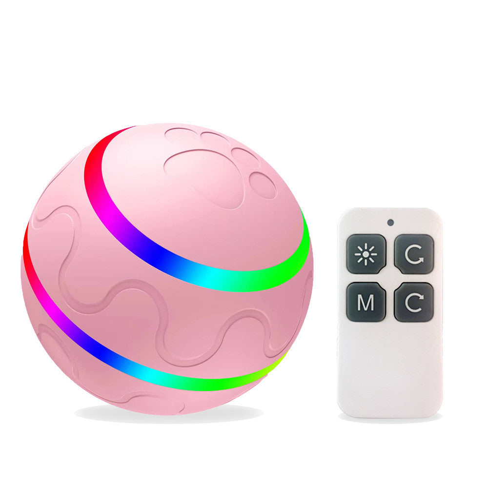 Pet New Cat Wicked Ball Toy Intelligent Ball USB Cat Toys Self Rotating Ball Automatic Rotation Ball Image