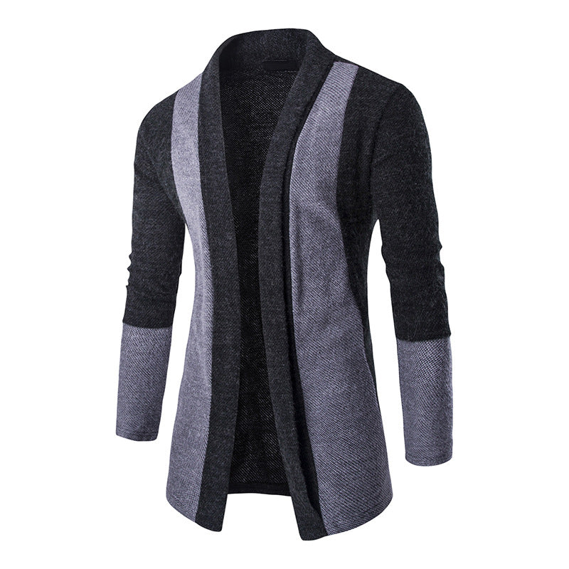 Cardigan Sweater Mens Casual Coat Knitwear Coat Men Clothing Image