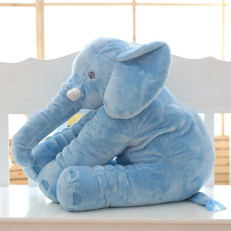 Soft Comfort Elephant Plush Toy  Accompany Sleeping Baby Sleep Child Pillow Leather Shell Image