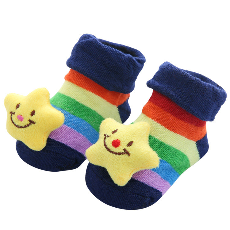 Cotton Cartoon Non-slip Baby Floor Socks Image