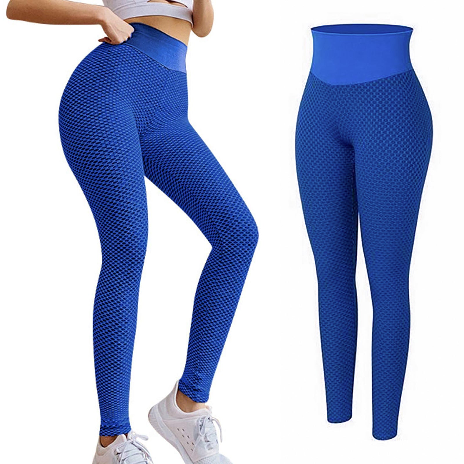 TIK Tok Leggings Women Butt Lifting Workout Tights Plus Size Sports High Waist Yoga Pants Image