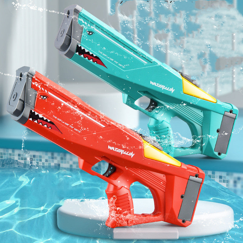 Automatic Electric Water Gun Toys Shark High Pressure Outdoor Summer Beach Toy Kids Adult Water Fight Pool Party Water Toy Image