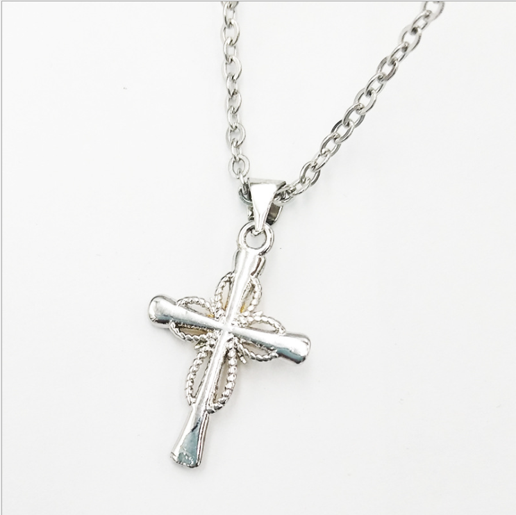 Octagonal Star Cross Alloy Pendant Image