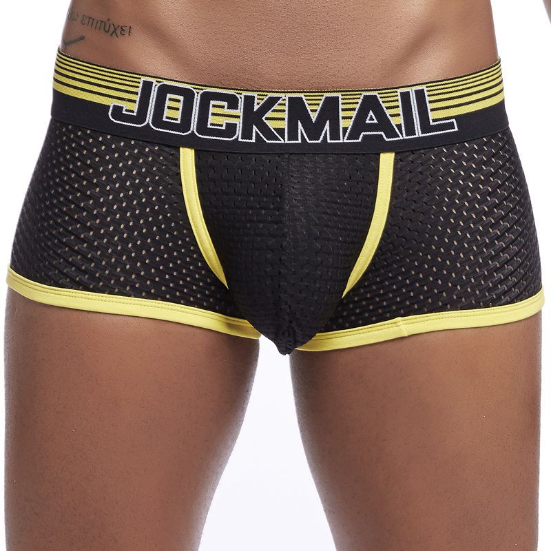 Men Underwear Boxer Breathable Mesh boxe Image