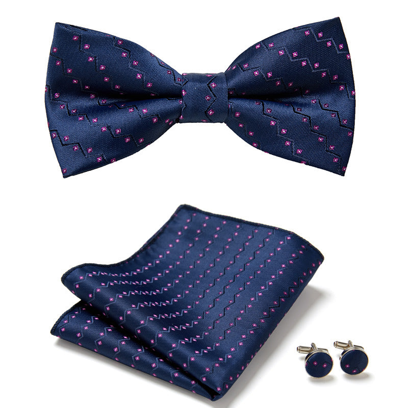 Three Piece Set Of Stylish Bow Ties Image