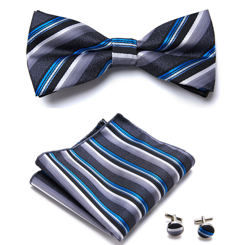 Three Piece Set Of Stylish Bow Ties Image