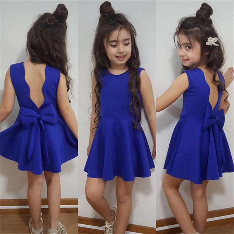 Kids Clothes Dress Baby Sleeveless Girl Clothing Years Image