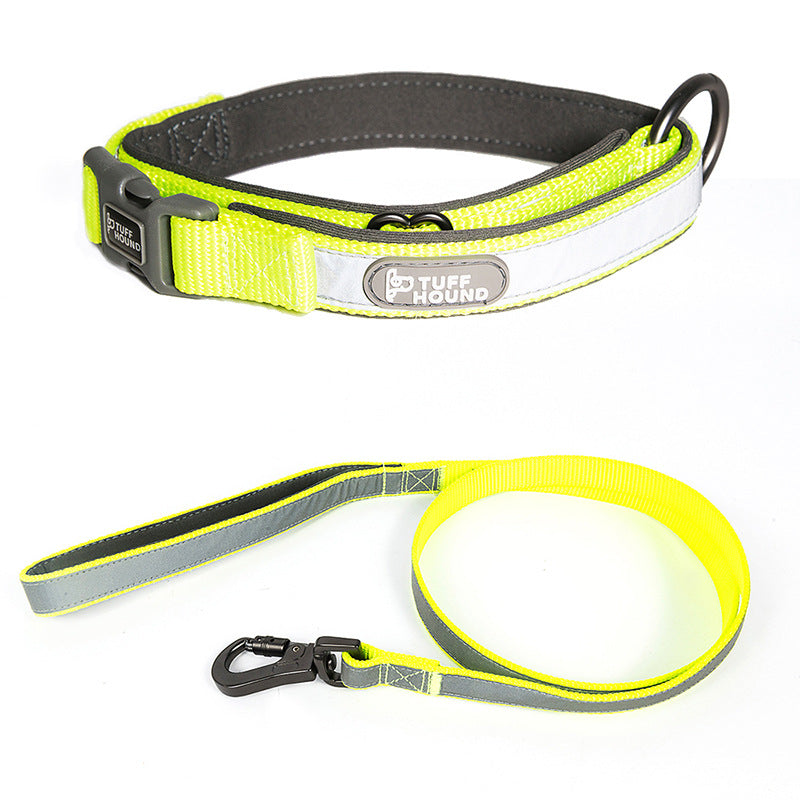 Dog Collar Pet Products Reflective Full Neck Traction Set Image