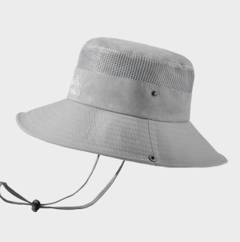 Solid Color Big Brim Sun Hat Outdoor Mountaineering Protection Image