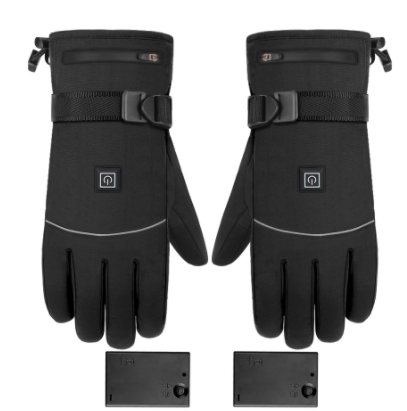 Winter Electric Heated Gloves Motorcycle Touch Screen Gloves Image