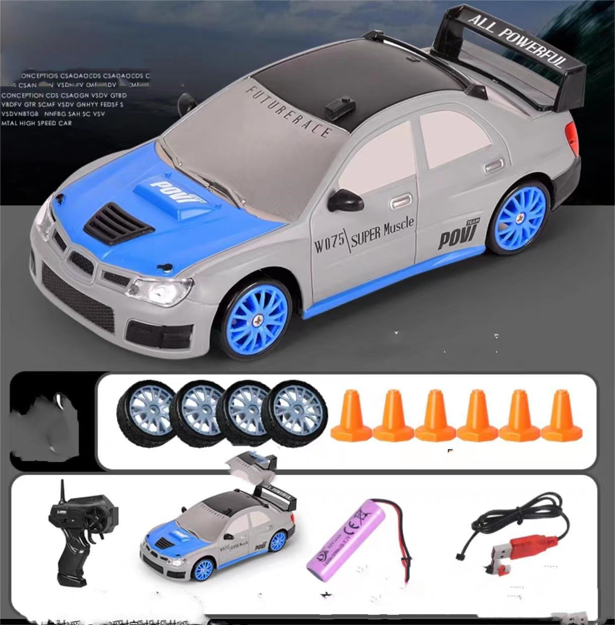 2.4G Drift Rc Car 4WD RC Drift Car Toy Remote Control GTR Model AE86 Vehicle Car RC Racing Car Toy For Children Christmas Gifts Image