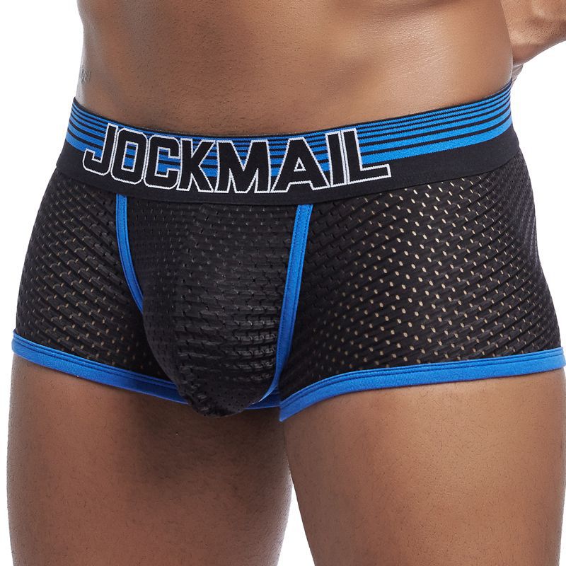 Men Underwear Boxer Breathable Mesh boxe Image