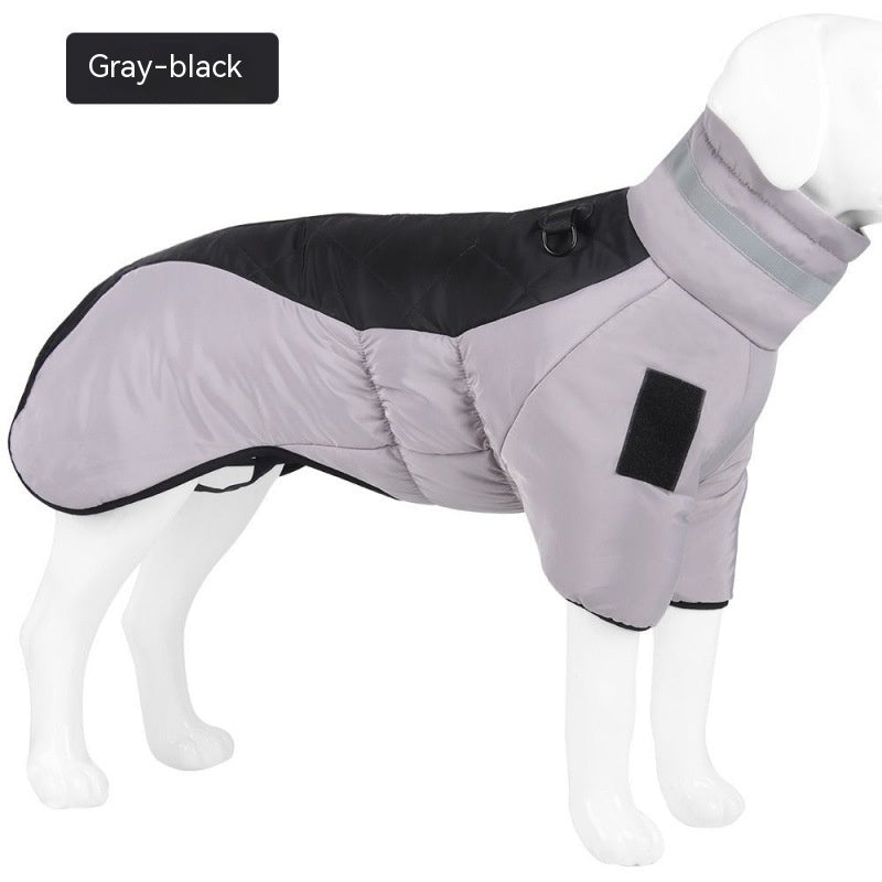 New Winter Dog Coat Waterproof Pet Clothes For Medum Large Dogs Warm Thicken Dog Vest Custome Labrador Jacket Image