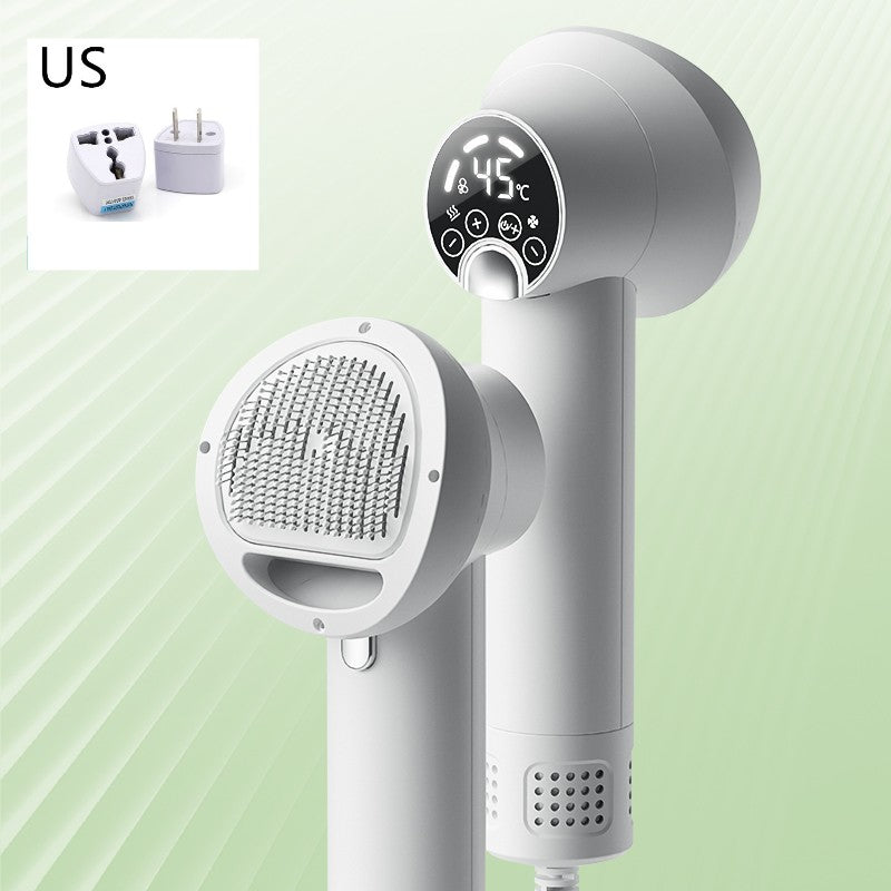 Smart Pet Hair Dryer Dog Golden Retriever Cat Grooming Hairdressing Blow & Comb Silent No Harm Pet Cleaning Supplies Pet Products Image