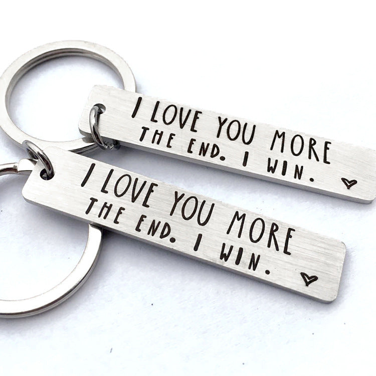 Stainless Steel Keychain Valentine's Day Gift Image