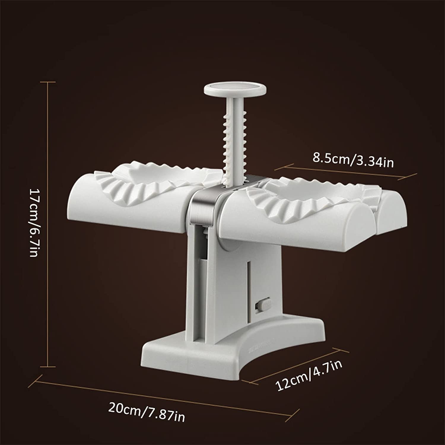 Dumpling Mould Double Head Dumpling Mold Lazy Artifact Manual Press Noodle Dumpling Maker Kitchen Accessories Dumpling Maker Image