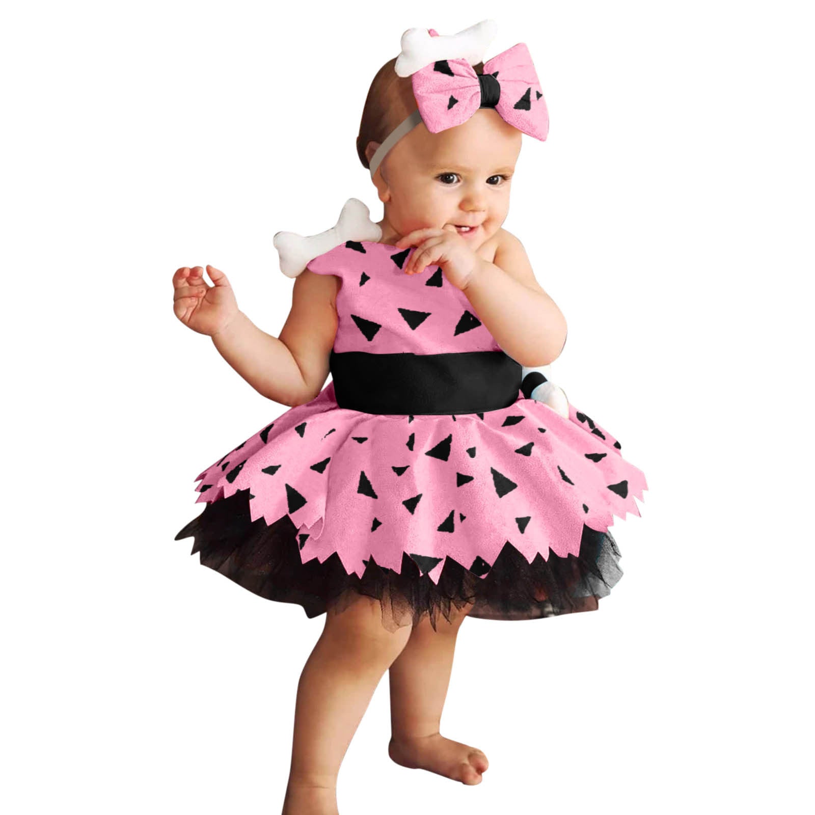 Girls Fashion Simple Halloween Mesh Costume Suit Image