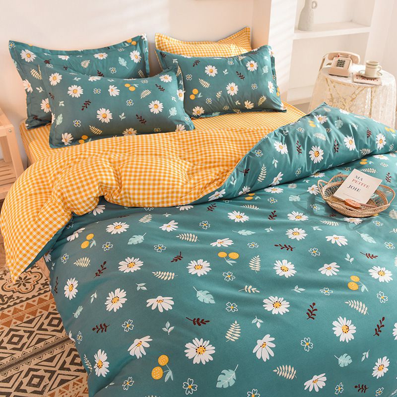 Pillowcase Bed Cover Set Sets Bedding Bedsheet Quilt Duvet Image