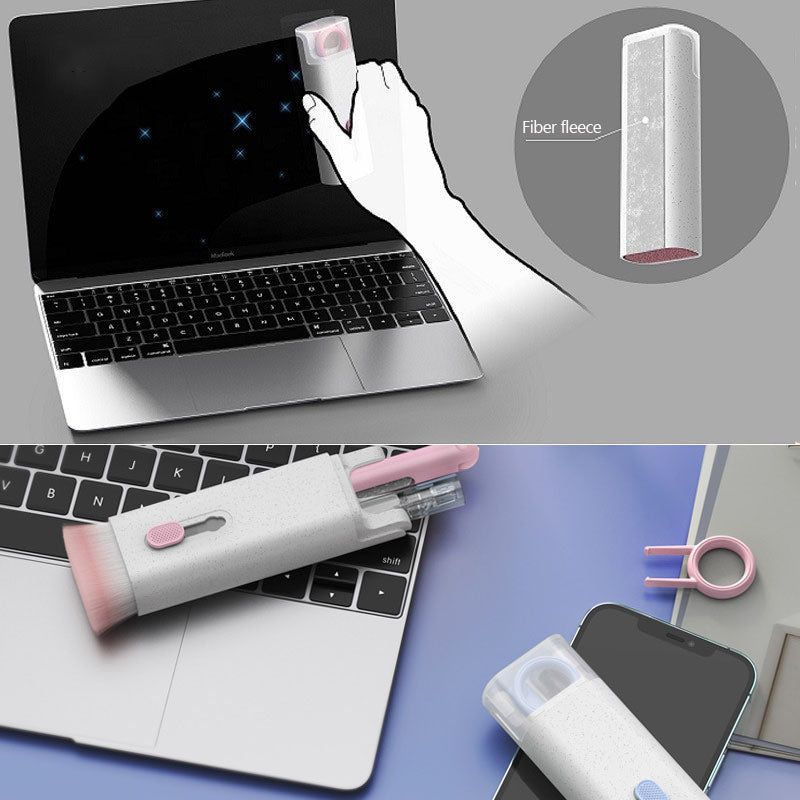 Multifunctional Bluetooth Headset Cleaning Pen Set Keyboard Cleaner Cleaning Tools Cleaner Keycap Puller Kit Image