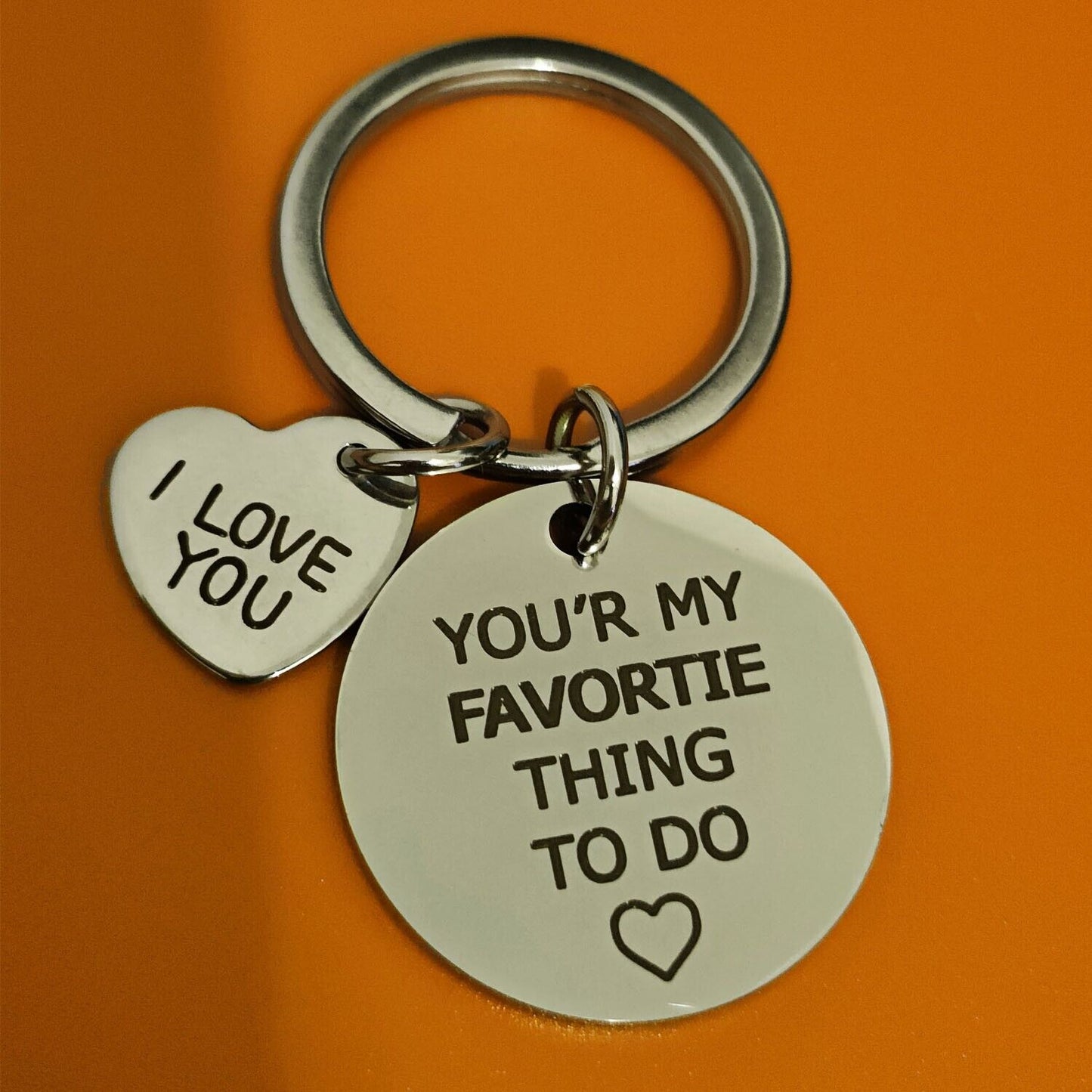 Couple Funny Sexy Dirty Keychain Gifts For Her Girlfriend Wife Love Key Ring Tag