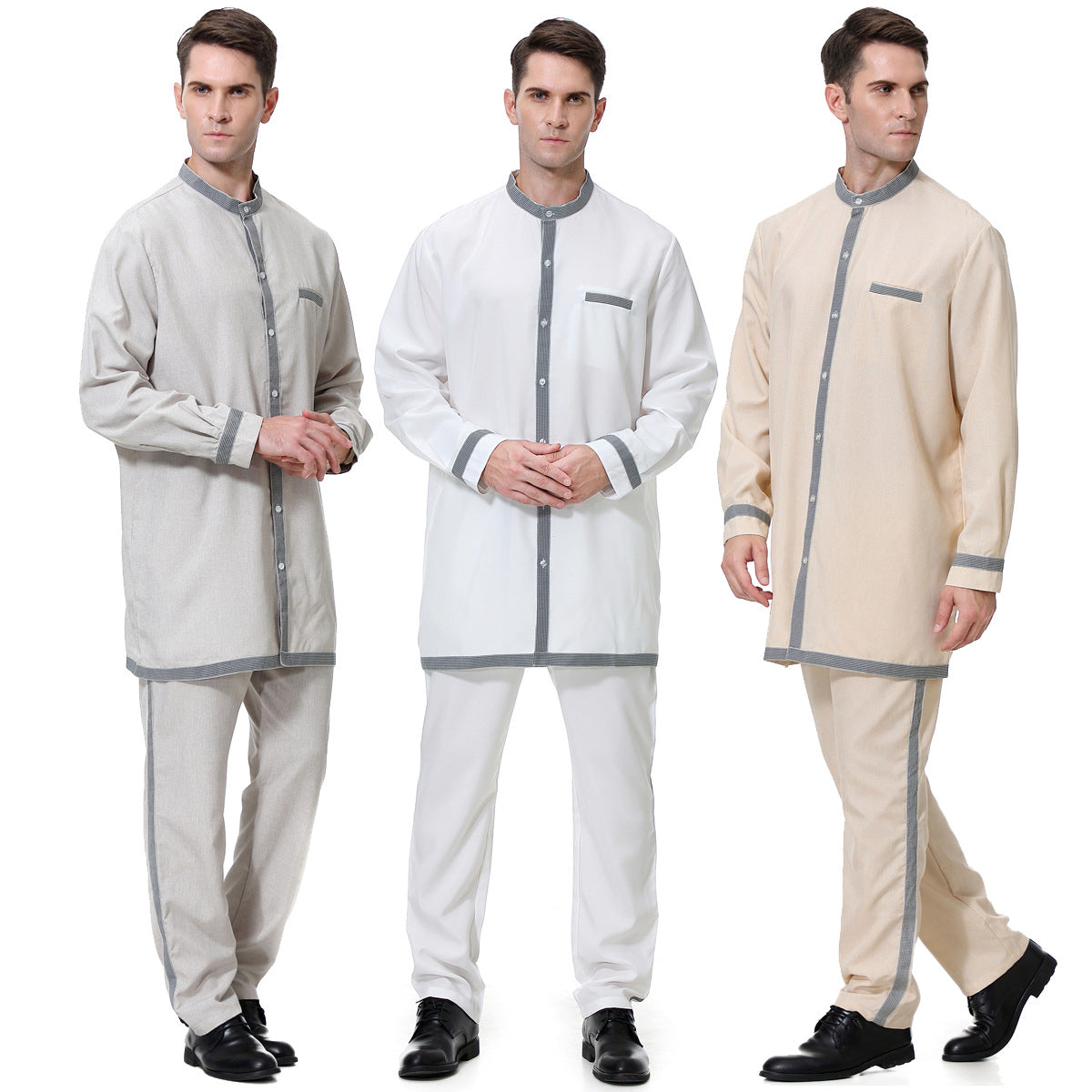 Muslim Men's Robe Suit Image