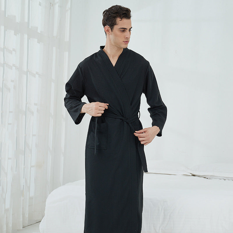 Couple Robes Sleepwear Women Men Loungewear Bathrobe Image